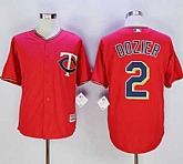 Minnesota Twins #2 Brian Dozier Red New Cool Base Stitched MLB Jersey,baseball caps,new era cap wholesale,wholesale hats